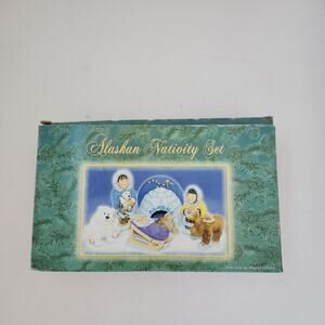 Alaskan Nativity set New in Box Tongass Trading Co. 7 piece